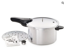 Load image into Gallery viewer, 8 Qt. Aluminum Pressure Cooker
