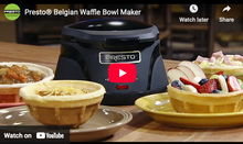 Load image into Gallery viewer, Belgian Waffle Bowl Maker