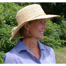 Load image into Gallery viewer, Raffia Sun Hat