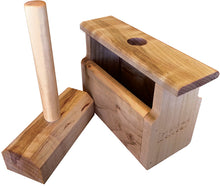 Load image into Gallery viewer, SWEET MARY'S WOOD BUTTER MOLD - CHERRY