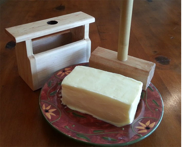 SWEET MARY'S WOOD BUTTER MOLD - CHERRY