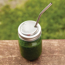 Load image into Gallery viewer, Classic Drinking Jar Lid: Wide-Mouth, Stainless Steel
