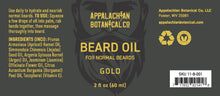 Load image into Gallery viewer, Beard Oil | Gold
