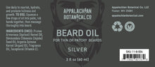 Load image into Gallery viewer, Beard Oil | Silver