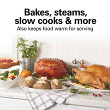 Load image into Gallery viewer, Electric Roaster Oven 22 Quarts, Stainless Steel