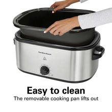 Load image into Gallery viewer, Electric Roaster Oven 22 Quarts, Stainless Steel