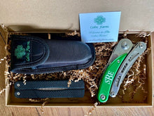 Load image into Gallery viewer, Engraved Gardener's Multi-Tool Gift Box - Tool, Case and Sharpener