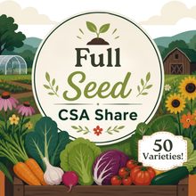 Load image into Gallery viewer, Full Seed CSA Share - 50 Varieties Curated for Your Area!
