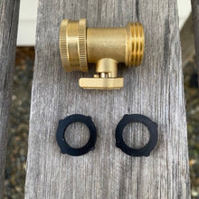 Load image into Gallery viewer, Garden Hose Brass Shutoff Valve