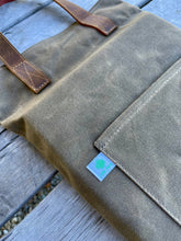 Load image into Gallery viewer, Garden Kneeler Pad - Waxed Canvas Garden Pad