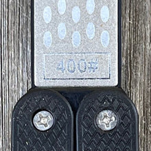 Load image into Gallery viewer, Garden Tool Sharpener - Diamond + Carbon Steel Hone Reversible Paddle For Sharpening Pruners, Clippers Mower Blades and Scissors