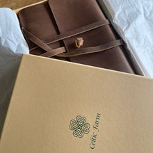 Load image into Gallery viewer, Leather Garden Journal and Diary - A Notebook for Garden Thoughts, Planning and Design