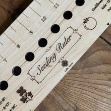 Load image into Gallery viewer, American Hardwood Seed and Bed Ruler - Made in US with American Lumber