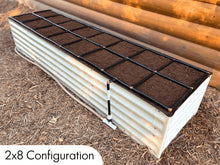 Load image into Gallery viewer, METAL RAISED GARDEN BED KITS WITH GARDEN GRIDS