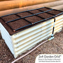 Load image into Gallery viewer, METAL RAISED GARDEN BED KITS WITH GARDEN GRIDS