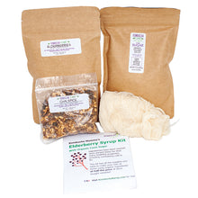 Load image into Gallery viewer, Elderberry Organic Sugar Syrup & Book Set