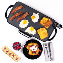 Load image into Gallery viewer, 22&quot; Electric Ceramic Griddle w/removable handles
