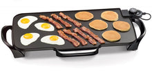 Load image into Gallery viewer, 22&quot; Electric Ceramic Griddle w/removable handles
