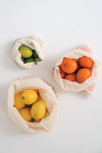 Load image into Gallery viewer, PRODUCE BAGS, SET OF 3 (SMALL, MEDIUM &amp; LARGE)
