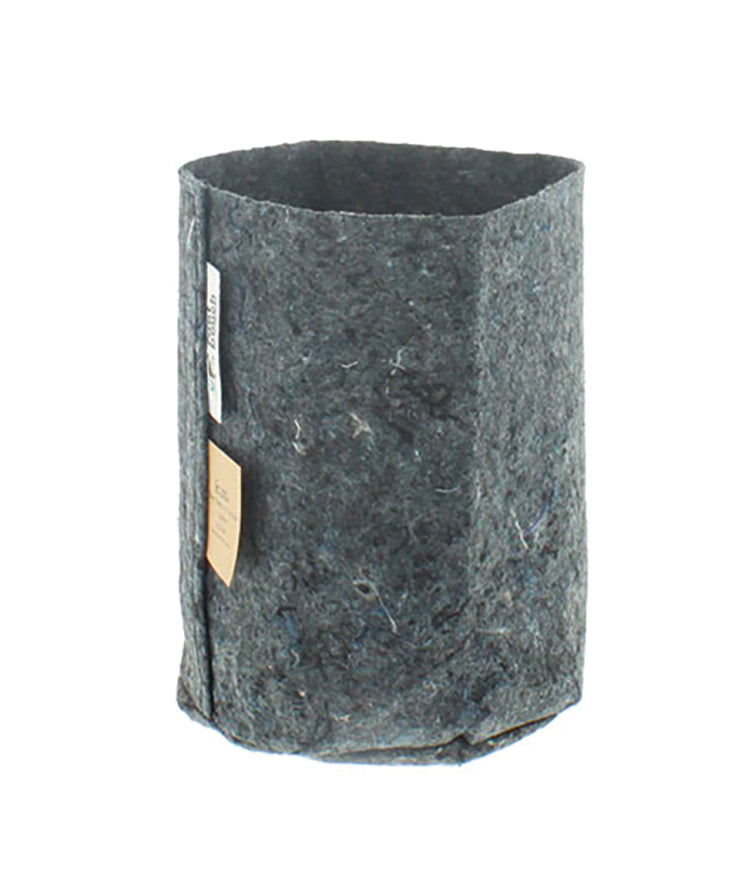 GREY FABRIC PLANTER — 10 PACK