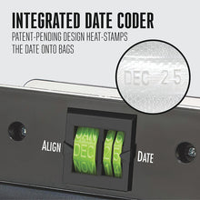Load image into Gallery viewer, 2-IN-1 LIQUID AND DRY VACUUM SEALER WITH DATE CODER STAMP
