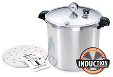 Load image into Gallery viewer, 23-QUART INDUCTION COMPATIBLE PRESSURE CANNER
