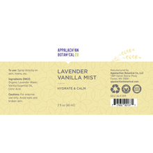 Load image into Gallery viewer, Lavender Vanilla Mist
