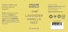 Load image into Gallery viewer, Lavender Vanilla Mist
