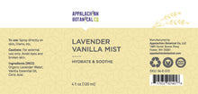 Load image into Gallery viewer, Lavender Vanilla Mist
