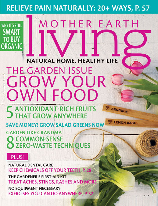 MOTHER EARTH LIVING MAGAZINE, MARCH/APRIL, 2013