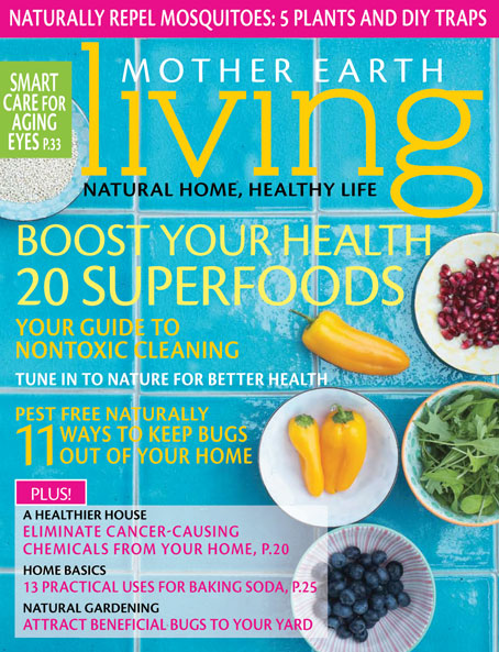 MOTHER EARTH LIVING MAGAZINE, MAY/JUNE, 2013