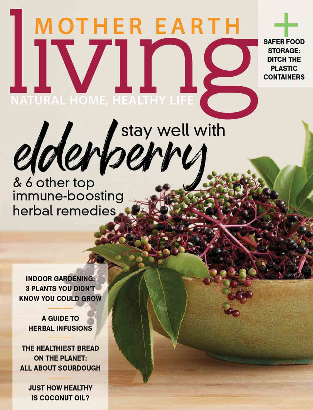 MOTHER EARTH LIVING MAGAZINE, NOVEMBER/DECEMBER, 2017