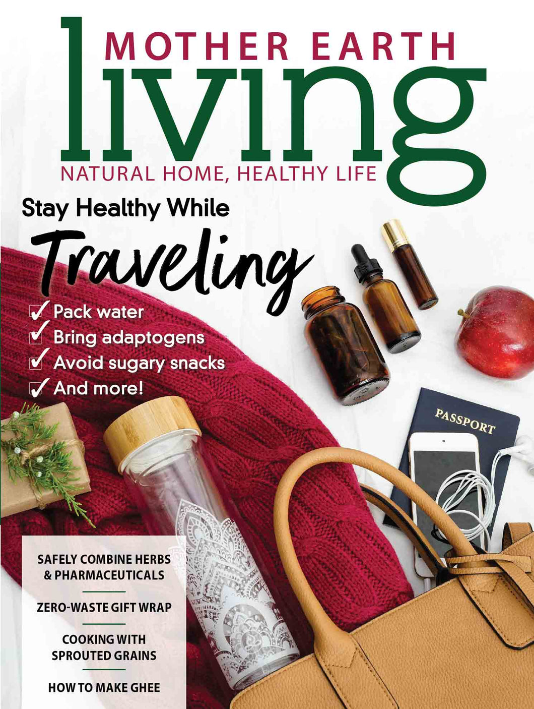 MOTHER EARTH LIVING MAGAZINE, NOVEMBER/DECEMBER, 2018