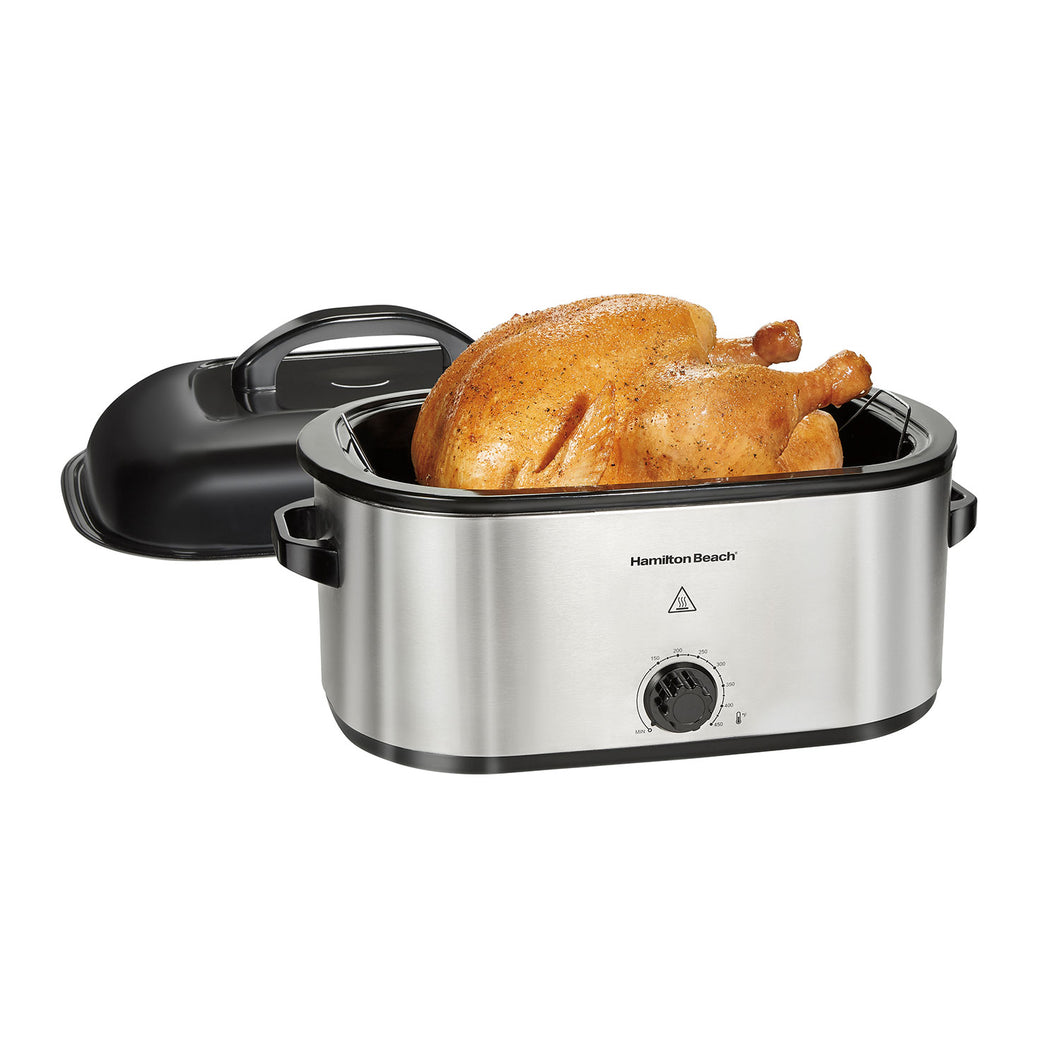 Electric Roaster Oven 22 Quarts, Stainless Steel
