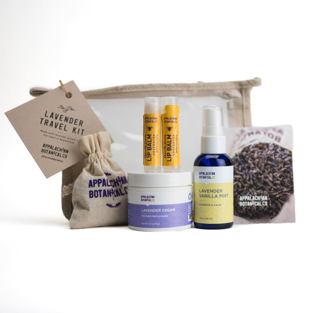 Lavender Travel Kit w/lavender vanilla mist