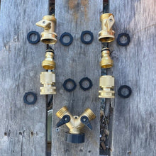 Load image into Gallery viewer, Brass Hose Organization Bundle — Organize Your Garden Hose
