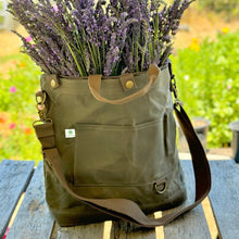 Load image into Gallery viewer, Gardener&#39;s Multipurpose Shoulder Bag  | For Tools, the Market or Harvest
