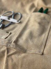 Load image into Gallery viewer, Gardening Apron — Waxed Canvas Apron with Pockets
