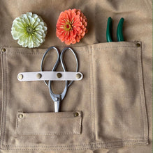 Load image into Gallery viewer, Gardening Apron — Waxed Canvas Apron with Pockets
