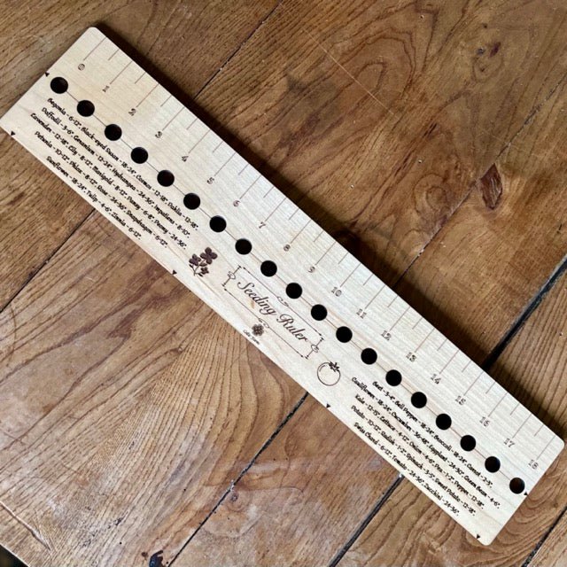 Maple Seed and Bed Ruler — Made in US with American Maple