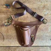 Load image into Gallery viewer, Ultimate Leather Garden Tool Belt &amp; Holder — Extra Rivet Reinforced, Master Gardener Designed
