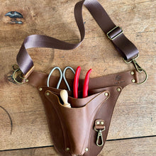 Load image into Gallery viewer, Ultimate Leather Garden Tool Belt &amp; Holder — Extra Rivet Reinforced, Master Gardener Designed
