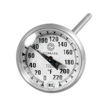 Load image into Gallery viewer, COMARK THERMOMETER WITH 1&quot; DIAL &amp; 5&quot; STEM
