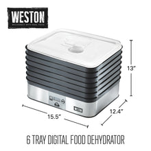 Load image into Gallery viewer, 6-TRAY DIGITAL FOOD DEHYDRATOR PLUS
