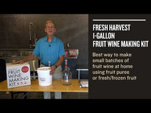 Load and play video in Gallery viewer, MASTER VINTNER FRESH HARVEST 1 GALLON FRUIT WINE MAKING KIT
